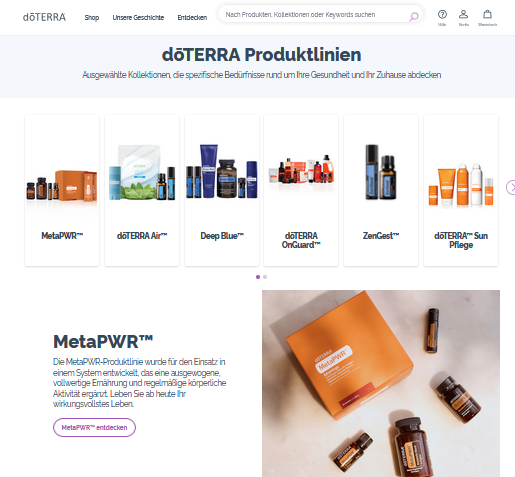 dōTERRA Online Shop